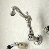 Duchess Double-Handle 3-Hole Wall Mount Bathroom Faucet