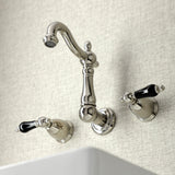 Duchess Double-Handle 3-Hole Wall Mount Bathroom Faucet