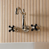 Duchess Double-Handle 3-Hole Wall Mount Bathroom Faucet