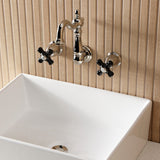 Duchess Double-Handle 3-Hole Wall Mount Bathroom Faucet