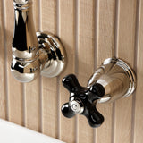 Duchess Double-Handle 3-Hole Wall Mount Bathroom Faucet