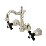 Duchess Double-Handle 3-Hole Wall Mount Bathroom Faucet