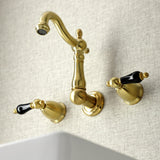 Duchess Double-Handle 3-Hole Wall Mount Bathroom Faucet