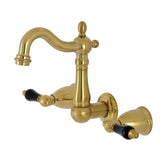 Duchess Double-Handle 3-Hole Wall Mount Bathroom Faucet