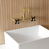 Duchess Double-Handle 3-Hole Wall Mount Bathroom Faucet