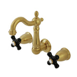 Duchess Double-Handle 3-Hole Wall Mount Bathroom Faucet