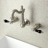 Duchess Double-Handle 3-Hole Wall Mount Bathroom Faucet