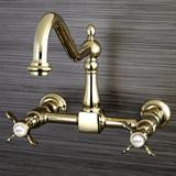 Essex Double-Handle 2-Hole Wall-Mount Bridge Kitchen Faucet