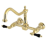 Duchess Two-Handle 2-Hole Wall Mount Bridge Kitchen Faucet