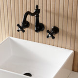 Duchess Double-Handle 3-Hole Wall Mount Bathroom Faucet