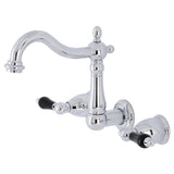 Duchess Double-Handle 3-Hole Wall Mount Bathroom Faucet