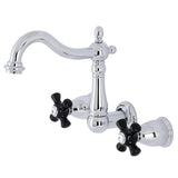 Duchess Double-Handle 3-Hole Wall Mount Bathroom Faucet