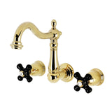 Duchess Double-Handle 3-Hole Wall Mount Bathroom Faucet