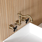 Duchess Double-Handle 3-Hole Wall Mount Bathroom Faucet