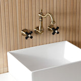 Duchess Double-Handle 3-Hole Wall Mount Bathroom Faucet