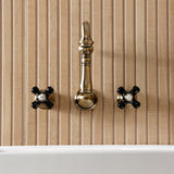 Duchess Double-Handle 3-Hole Wall Mount Bathroom Faucet