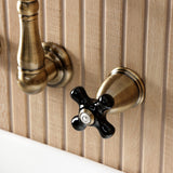 Duchess Double-Handle 3-Hole Wall Mount Bathroom Faucet