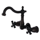 Duchess Double-Handle 3-Hole Wall Mount Bathroom Faucet