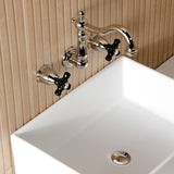 Duchess Double-Handle 3-Hole Wall Mount Bathroom Faucet