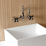 Duchess Double-Handle 3-Hole Wall Mount Bathroom Faucet