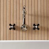 Duchess Double-Handle 3-Hole Wall Mount Bathroom Faucet