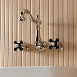 Duchess Double-Handle 3-Hole Wall Mount Bathroom Faucet