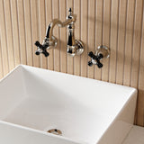 Duchess Double-Handle 3-Hole Wall Mount Bathroom Faucet