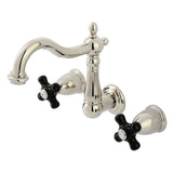 Duchess Double-Handle 3-Hole Wall Mount Bathroom Faucet