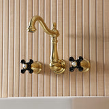 Duchess Double-Handle 3-Hole Wall Mount Bathroom Faucet