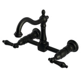 Heritage Two-Handle 2-Hole Wall Mount Kitchen Faucet