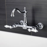 Bel-Air Two-Handle 2-Hole Wall Mount Kitchen Faucet