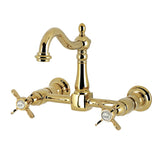 Essex Two-Handle 2-Hole Deck Mount Bridge Kitchen Faucet