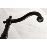 Heritage Two-Handle 2-Hole Wall Mount Kitchen Faucet