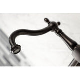 Heritage Two-Handle 2-Hole Wall Mount Kitchen Faucet