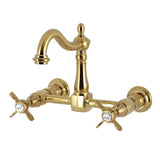 Essex Two-Handle 2-Hole Deck Mount Bridge Kitchen Faucet