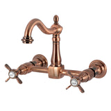 Essex Two-Handle 2-Hole Deck Mount Bridge Kitchen Faucet