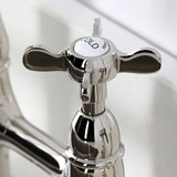 Essex Two-Handle 4-Hole Deck Mount Bridge Kitchen Faucet with Brass Side Sprayer