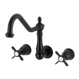 Essex Double-Handle 3-Hole Wall-Mount Kitchen Faucet