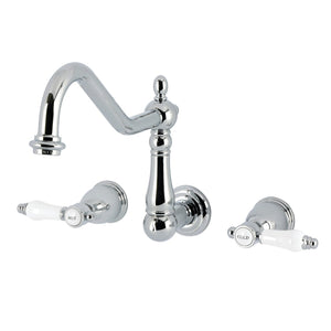 Bel-Air Double-Handle 3-Hole Wall-Mount Kitchen Faucet