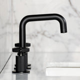 Levante Two-Handle 3-Hole Deck Mount Widespread Bathroom Faucet with Push Pop-Up Drain