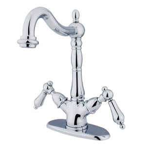 Heritage Two-Handle 1-or-3 Hole Deck Mount Vessel Faucet