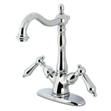 Heritage Two-Handle 1-or-3 Hole Deck Mount Vessel Faucet