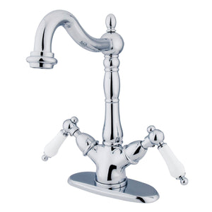 Heritage Two-Handle 1-or-3 Hole Deck Mount Vessel Faucet