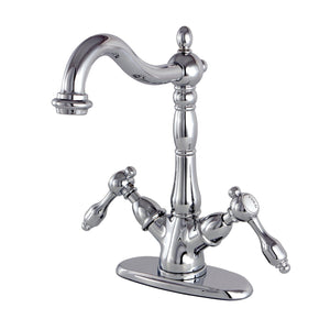 Tudor Two-Handle 1-or-3 Hole Deck Mount Vessel Faucet