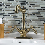 Heritage Two-Handle 1-or-3 Hole Deck Mount Vessel Faucet