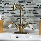 Heritage Two-Handle 1-or-3 Hole Deck Mount Vessel Faucet