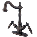 Heritage Two-Handle 1-or-3 Hole Deck Mount Vessel Faucet