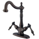 Heritage Two-Handle 1-or-3 Hole Deck Mount Vessel Faucet