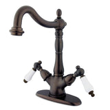 Heritage Two-Handle 1-or-3 Hole Deck Mount Vessel Faucet