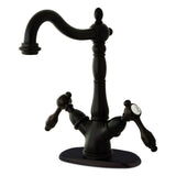 Tudor Two-Handle 1-or-3 Hole Deck Mount Vessel Faucet